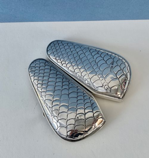ANTIQUE EDWARDIAN SOLID SILVER PIPE CASE - ADDITIONAL PHOTO 4