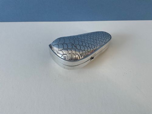 ANTIQUE EDWARDIAN SOLID SILVER PIPE CASE - ADDITIONAL PHOTO 5