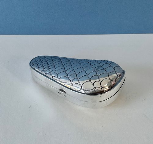 ANTIQUE EDWARDIAN SOLID SILVER PIPE CASE - ADDITIONAL PHOTO 6