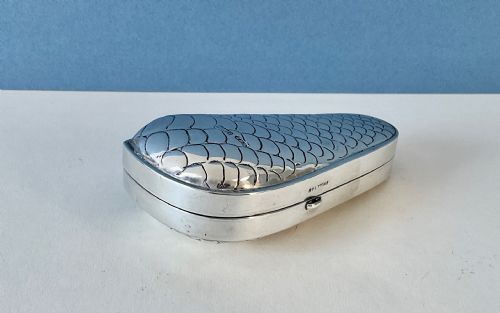 ANTIQUE EDWARDIAN SOLID SILVER PIPE CASE - ADDITIONAL PHOTO 7