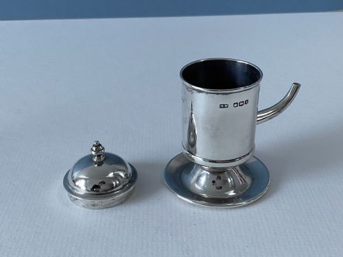 UNUSUAL ANTIQUE SILVER TABLE LIGHTER - ADDITIONAL PHOTO 1