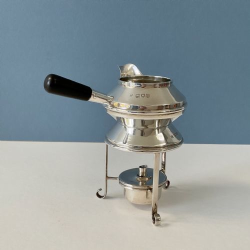 ANTIQUE VICTORIAN SOLID SILVER BRANDY WARMER - ADDITIONAL PHOTO 3