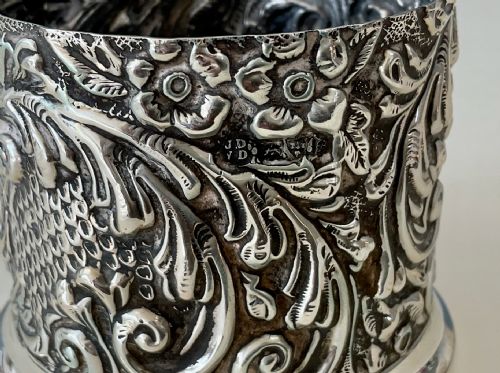 ANTIQUE EDWARDIAN SILVER STRING OR TWINE BOX - ADDITIONAL PHOTO 3