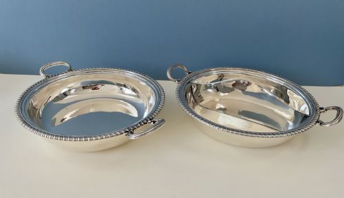 PAIR OF PAUL STORR GEORGIAN SILVER ENTREE DISHES 1792 - ADDITIONAL PHOTO 6