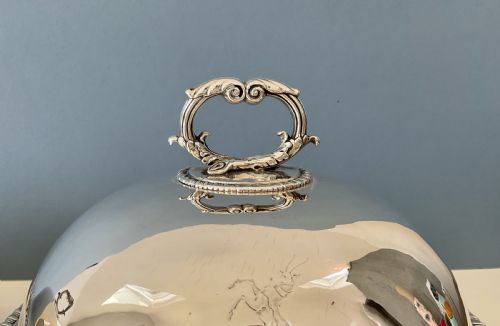 PAIR OF PAUL STORR GEORGIAN SILVER ENTREE DISHES 1792 - ADDITIONAL PHOTO 9