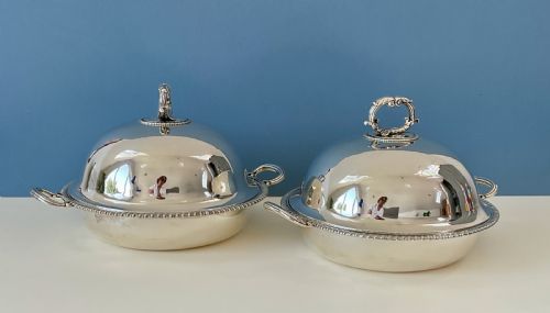 PAIR OF PAUL STORR GEORGIAN SILVER ENTREE DISHES 1792 - ADDITIONAL PHOTO 10