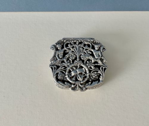 ANTIQUE SILVER POT POURRI JEWELLERY BOX - ADDITIONAL PHOTO 9
