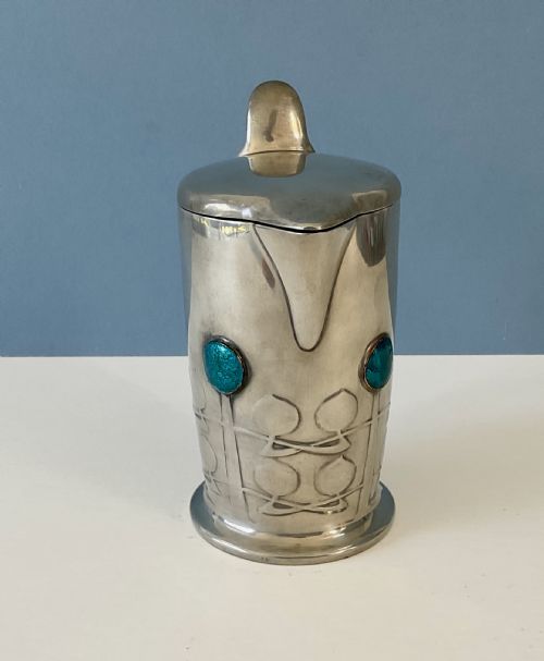 ARCHIBALD KNOX FOR LIBERTY TUDRIC PEWTER JUG - ADDITIONAL PHOTO 3