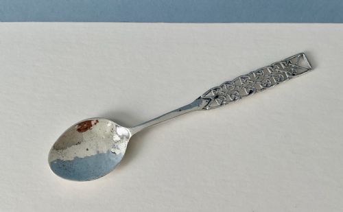ANTIQUE ARTS CRAFTS SILVER SPOON AMY SANDHEIM - ADDITIONAL PHOTO 4