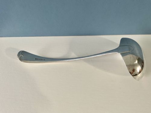 LARGE SILVER PLATED SOUP LADLE - ADDITIONAL PHOTO 3