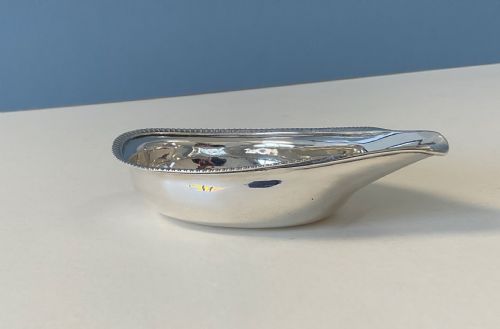 ANTIQUE SILVER GEORGIAN PAP BOAT - ADDITIONAL PHOTO 1
