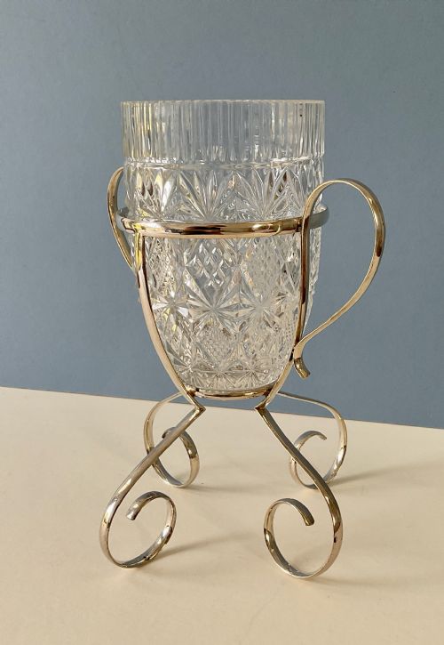 ANTIQUE SILVER PLATED CENTRE PIECE - ADDITIONAL PHOTO 5