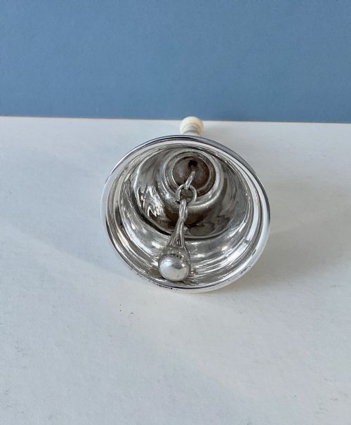 ANTIQUE SILVER TABLE BELL - ADDITIONAL PHOTO 2