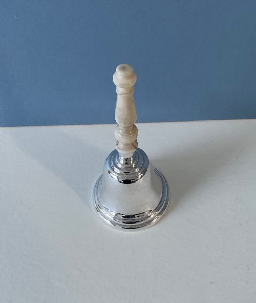ANTIQUE SILVER TABLE BELL - ADDITIONAL PHOTO 4