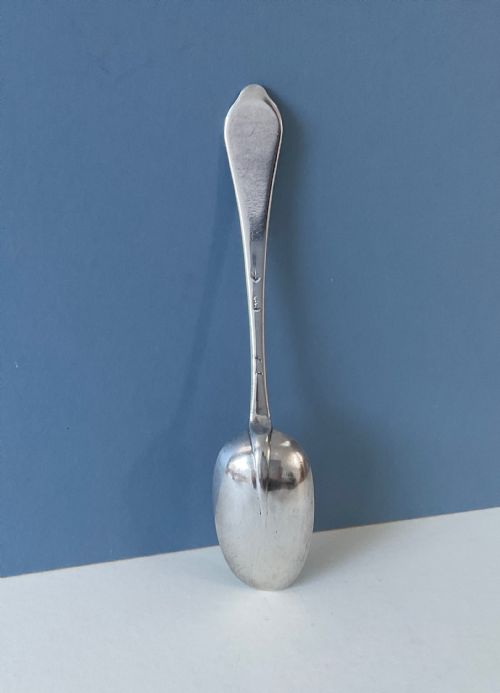 QUEEN ANNE BRITANNIA ANTIQUE SILVER SPOON - ADDITIONAL PHOTO 2