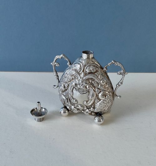 ANTIQUE VICTORIAN SILVER TABLE LIGHTER - ADDITIONAL PHOTO 2