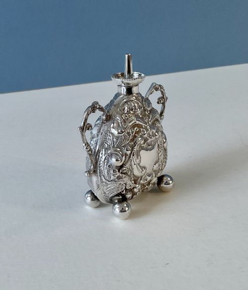 ANTIQUE VICTORIAN SILVER TABLE LIGHTER - ADDITIONAL PHOTO 3