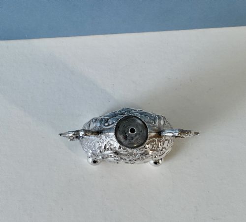 ANTIQUE VICTORIAN SILVER TABLE LIGHTER - ADDITIONAL PHOTO 4