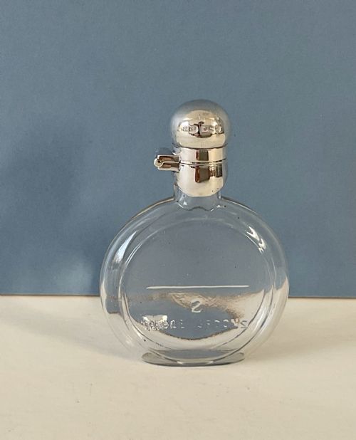 antique silvercapped travelling medicine bottle - CATEGORY: ANTIQUE SILVER - DATED EDWARDIAN