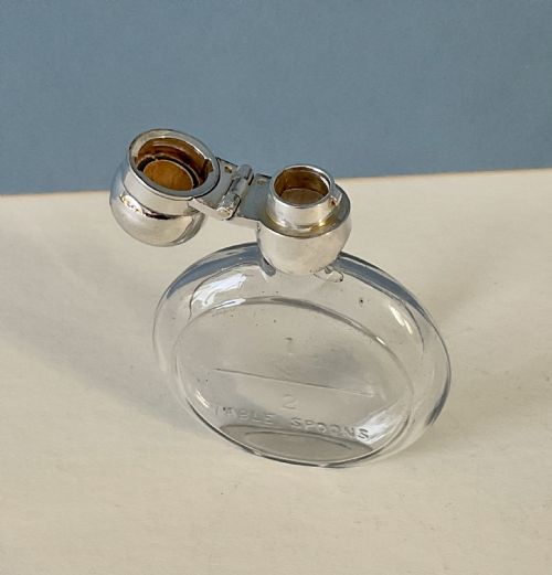 ANTIQUE SILVERCAPPED TRAVELLING MEDICINE BOTTLE - ADDITIONAL PHOTO 5