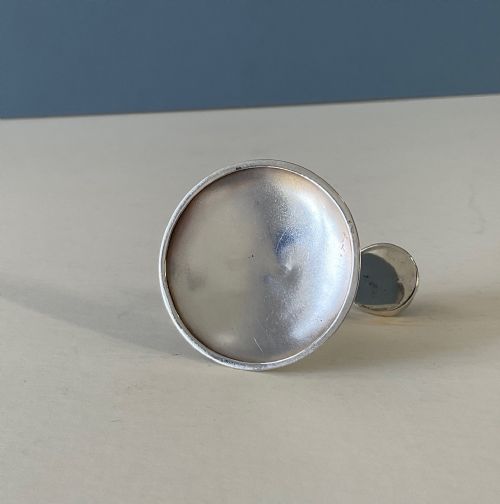 ANTIQUE EDWARDIAN SILVER CHAMBERSTICK - ADDITIONAL PHOTO 2