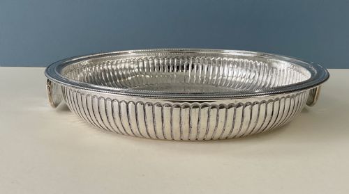 GEORGIAN SOLID SILVER ENTREE DISH - ADDITIONAL PHOTO 7