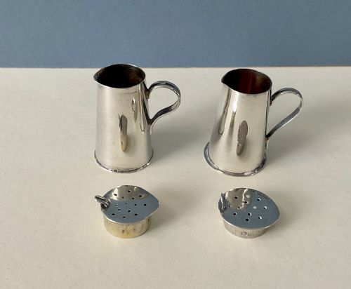 MATCHED PAIR OF ANTIQUE SILVER NOVELTY PEPPERS - ADDITIONAL PHOTO 1