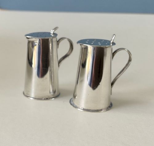 MATCHED PAIR OF ANTIQUE SILVER NOVELTY PEPPERS - ADDITIONAL PHOTO 2