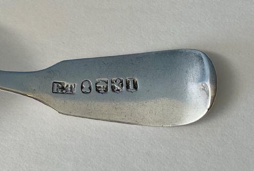 ANTIQUE GLASGOW SILVER CADDY SPOON - ADDITIONAL PHOTO 2