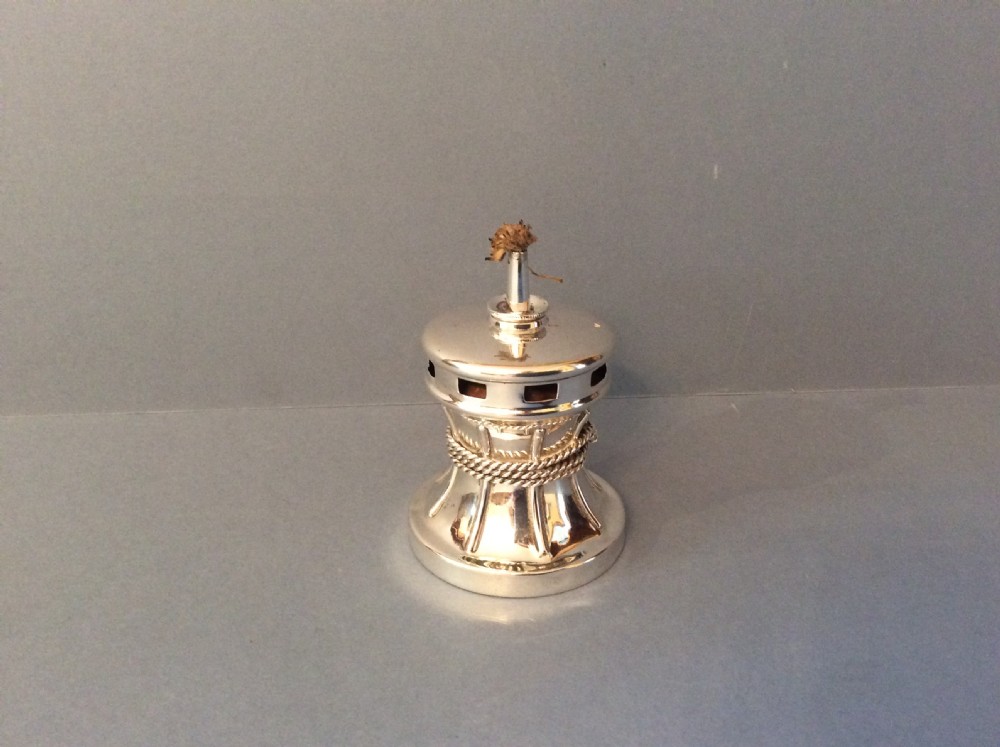 Antique Solid Silver Novelty Table Lighter View III