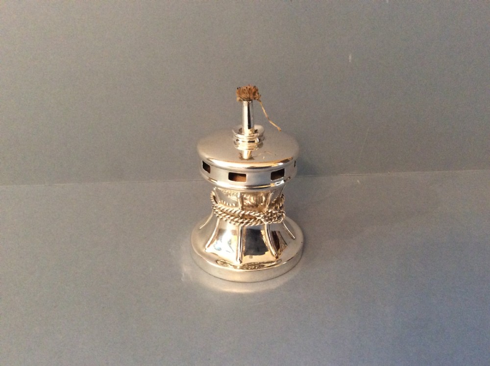 Antique Solid Silver Novelty Table Lighter View IV