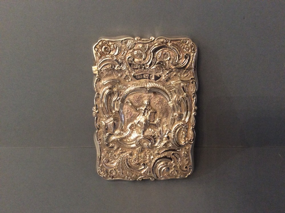 Solid Silver Card Case - Nathanial Mills