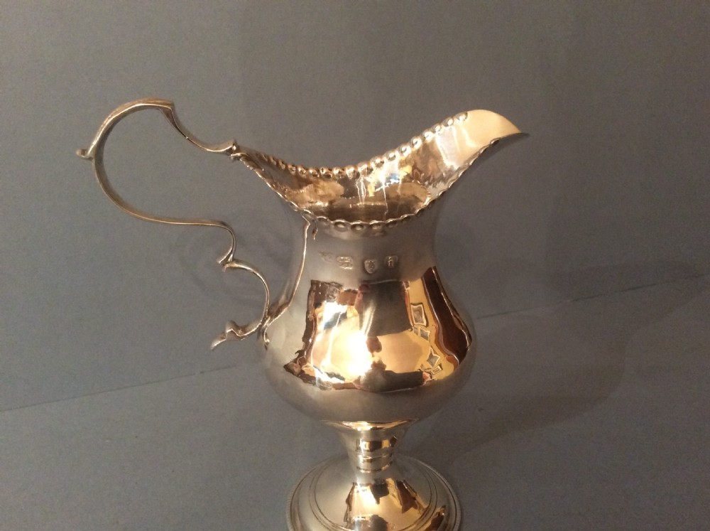 Antique Solid Silver Georgian Jug