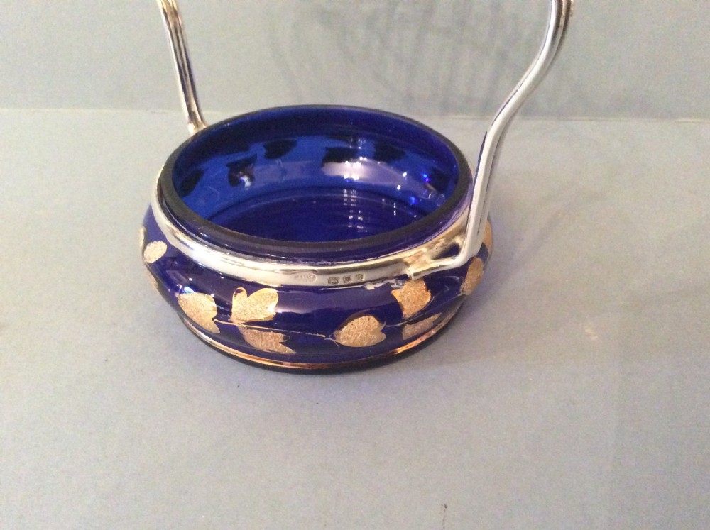 Antique Silver Toast Rack with Glass Marmalade Jar View VI