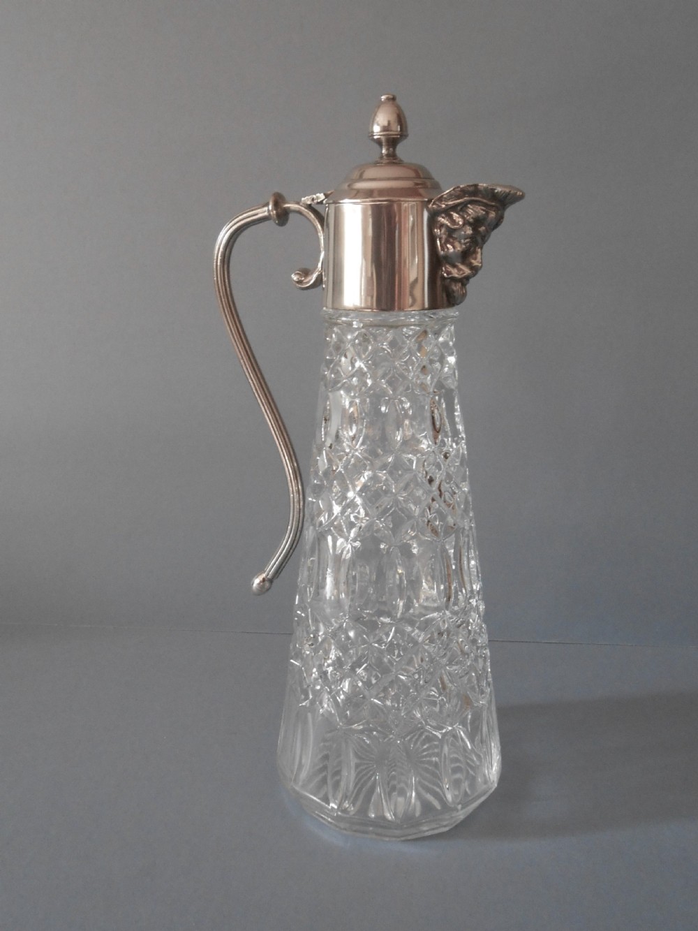 Elegant Silver-Plated Claret Jug