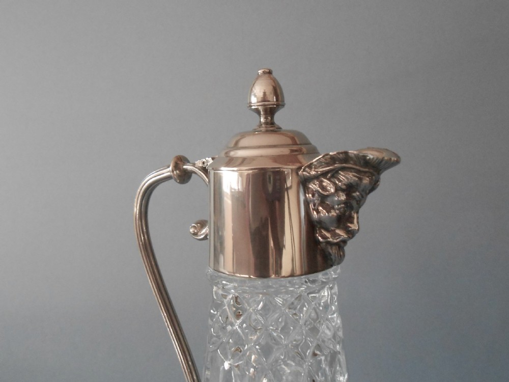 Elegant Silver-Plated Claret Jug View II