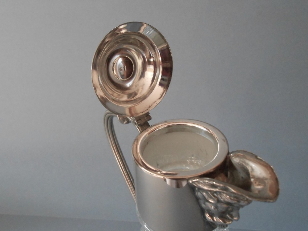 Elegant Silver-Plated Claret Jug View IV