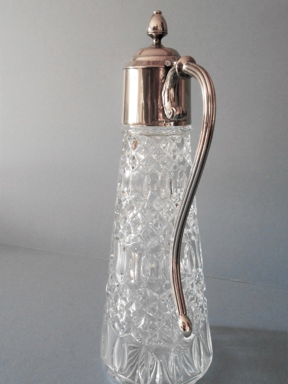 Elegant Silver-Plated Claret Jug View V