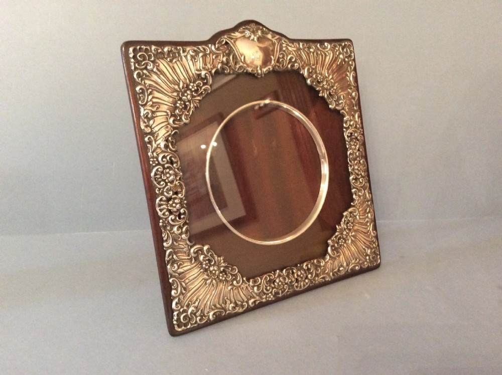 Antique Solid Silver Edwardian Photo Frame View VI