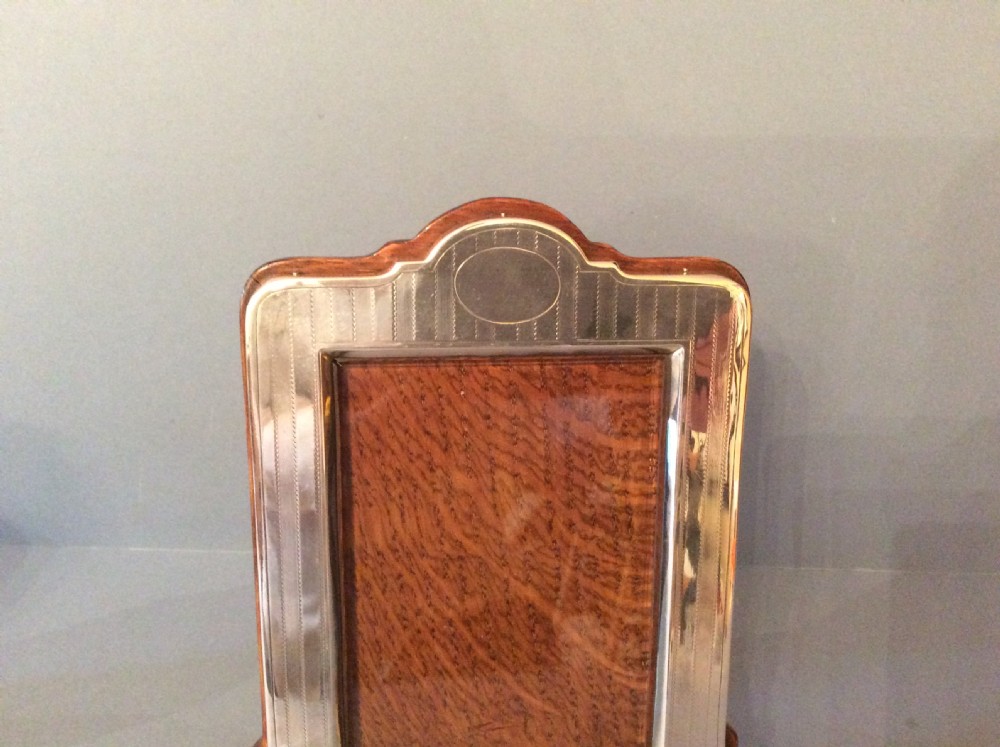 Heavy Antique Edwardian Solid Silver Photo Frame View IV