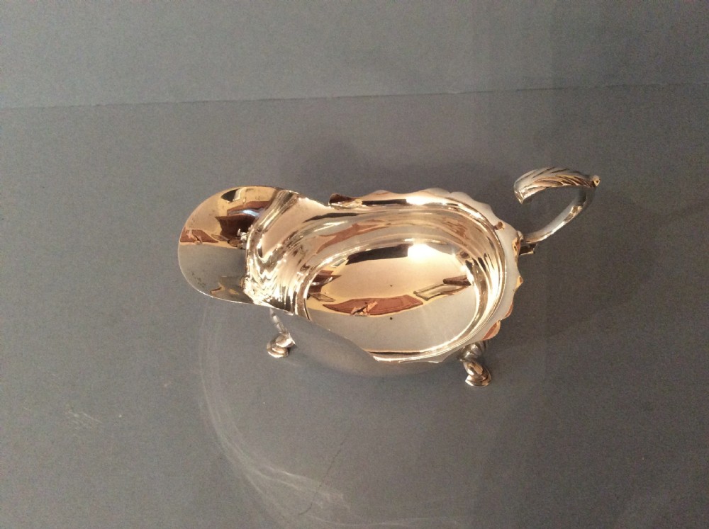 Antique Edwardian Solid Silver Jug View IV