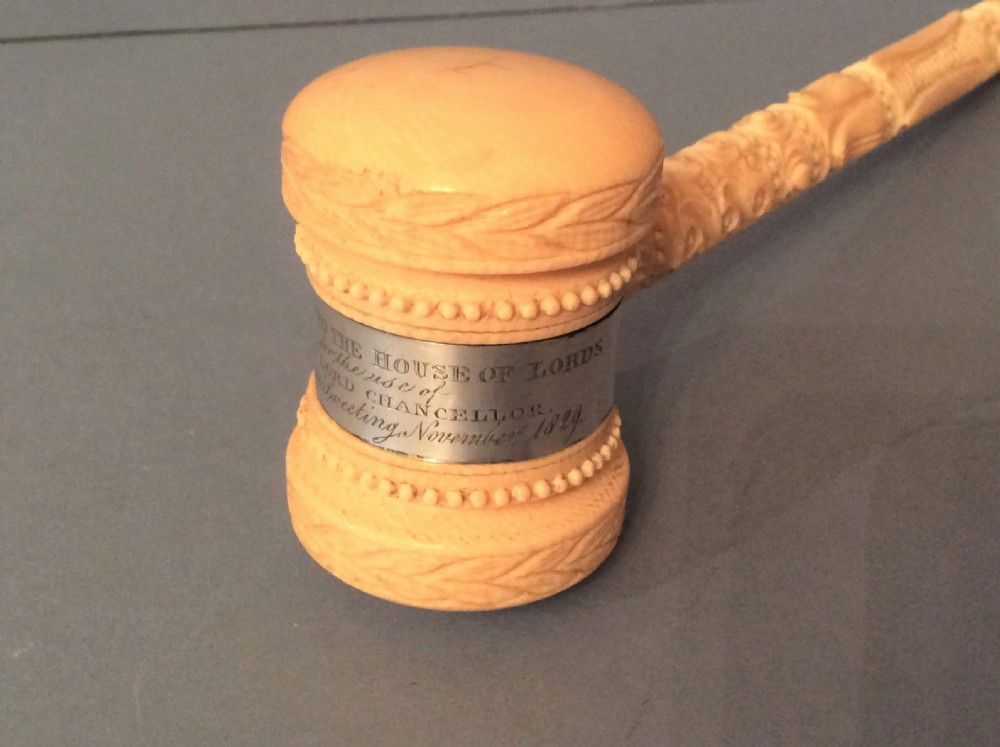 Antique Georgian Ivory Gavel - House of Lords/Cambridge University View II
