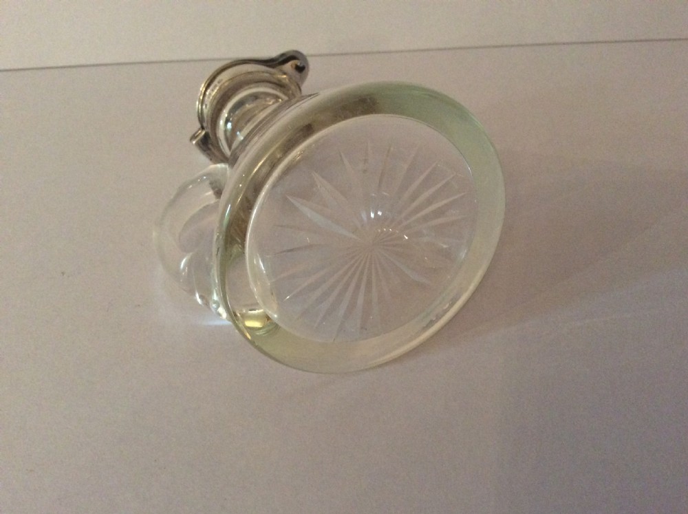 Antique Solid Silver Lidded Whisky Noggin View V