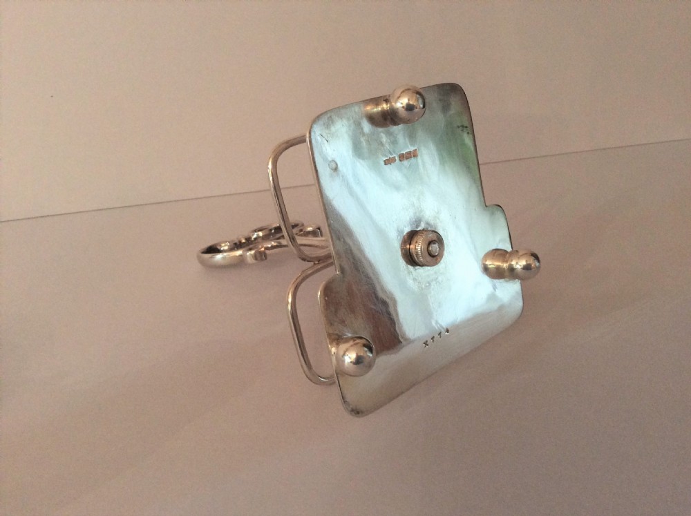 Antique Edwardian Solid Silver Cruet Set View IX