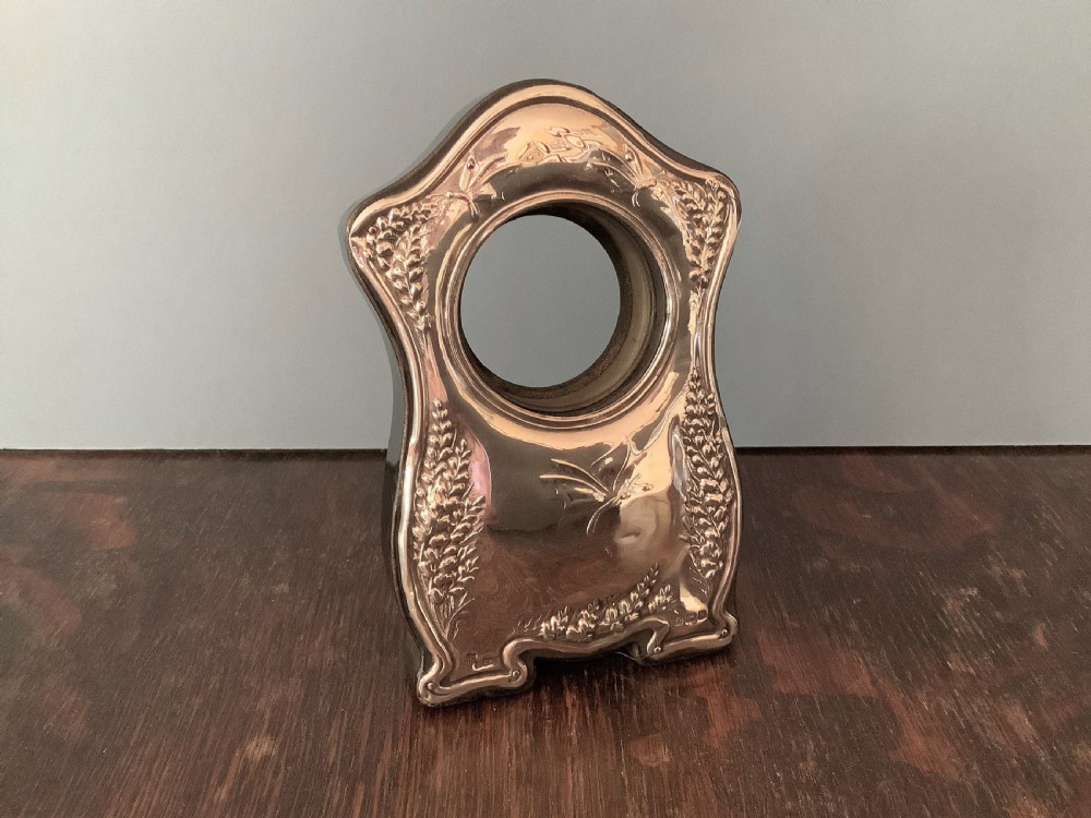 Pretty Antique Silver Pocket Watch Stand View V