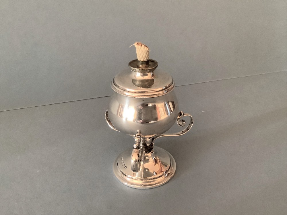 Antique Edwardian Solid Silver Table Lighter View III