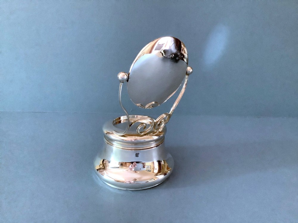 Antique Solid Silver Novelty Jewellery Box View III