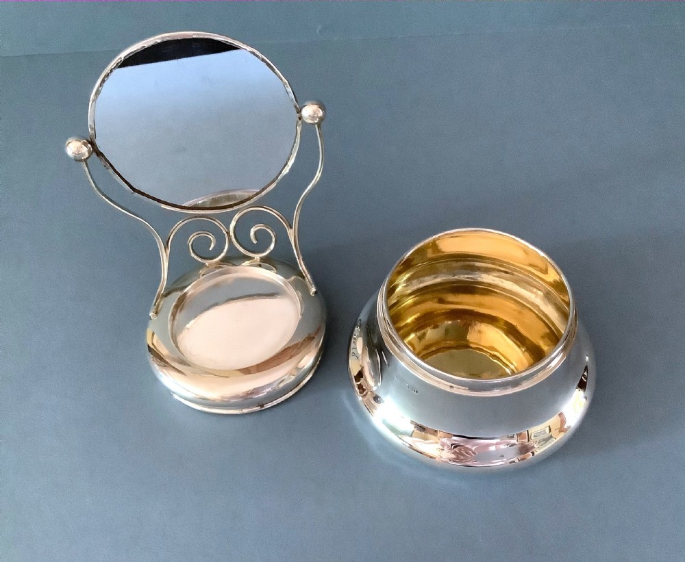 Antique Solid Silver Novelty Jewellery Box