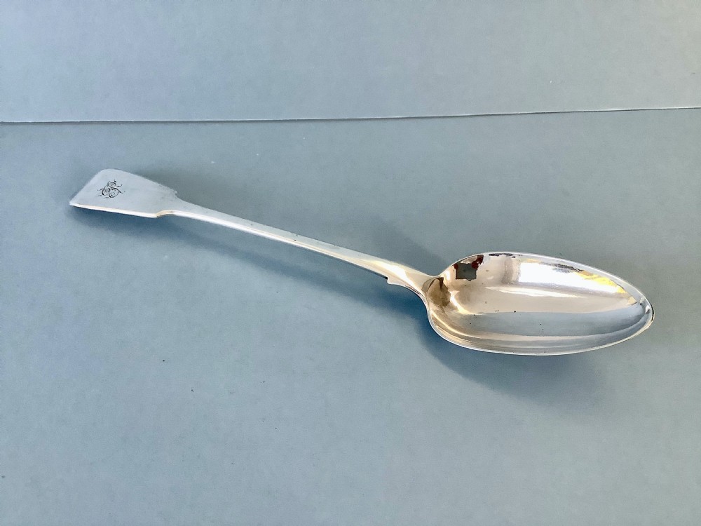 Antique George IV Silver Basting Spoon View II