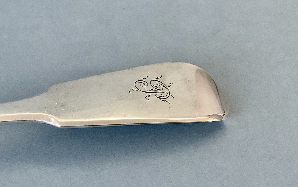 Antique George IV Silver Basting Spoon View III
